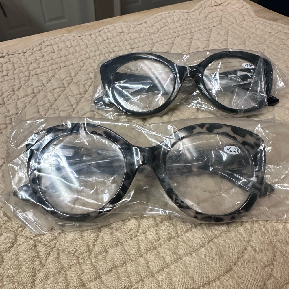Stylish Leopard Print Cheater/Reader Glasses 2.0